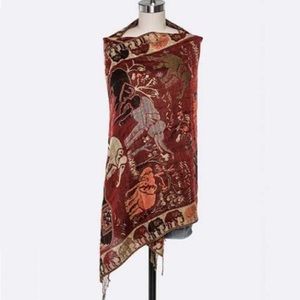 • Elephant Jacquard Scarf •